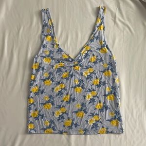 American eagle soft and sexy floral tank, size M